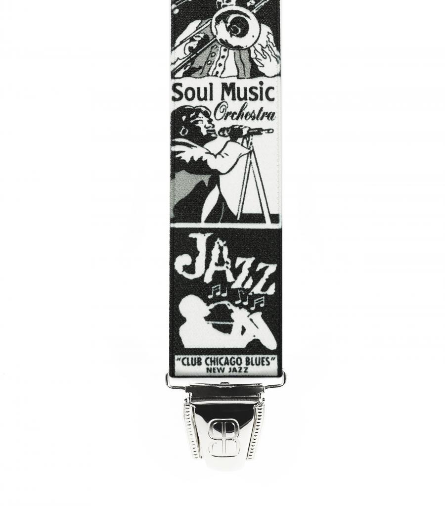 Bretelles 3 Pinces - Transfert 35mm - 120cm - Jazz 