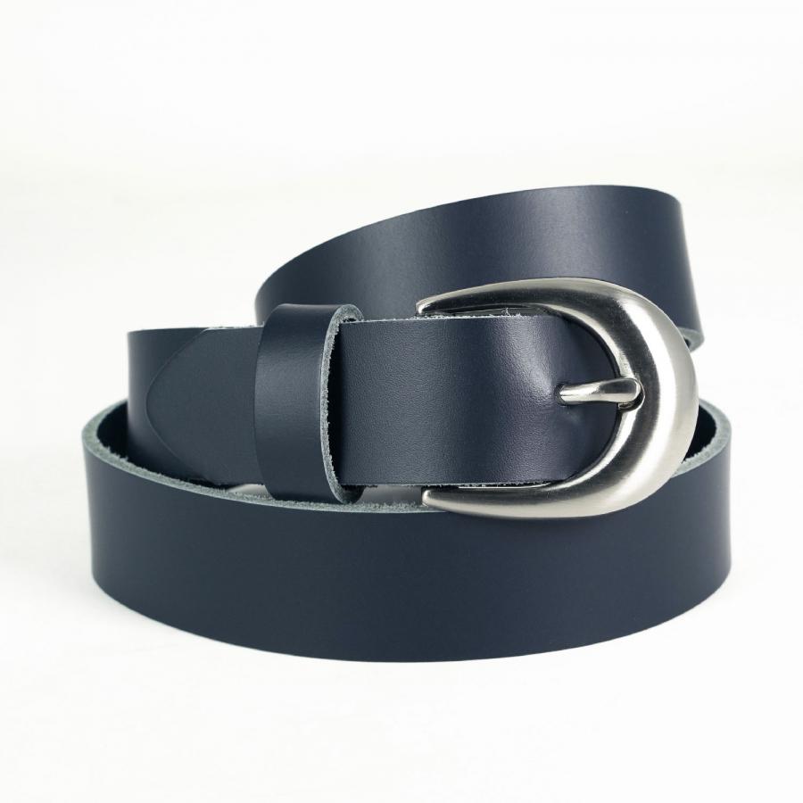 Ceinture Femme cuir - 30mm - Marine